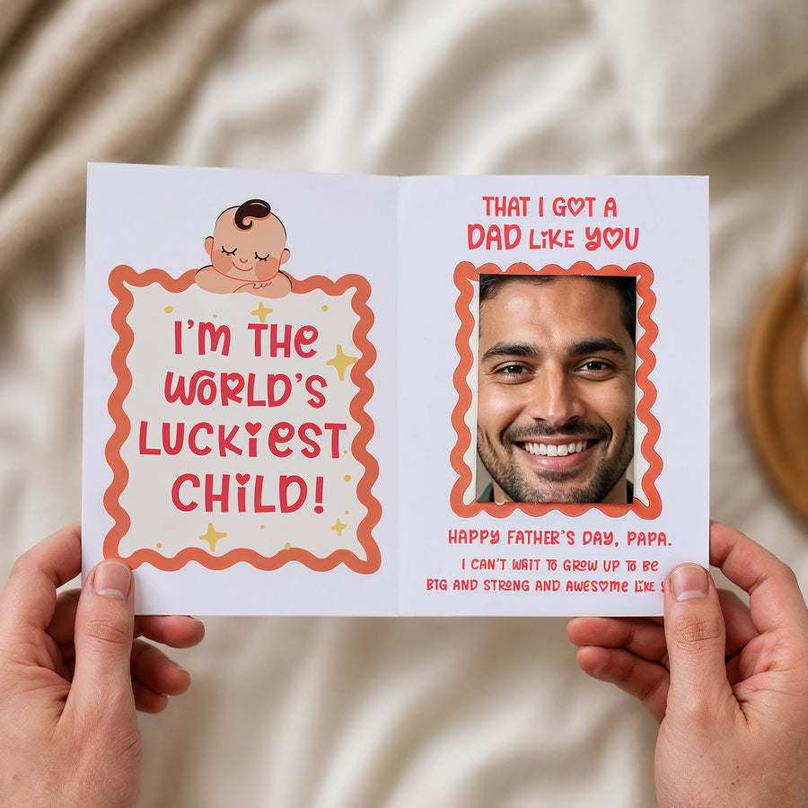 Magic Mirror card for New Dad