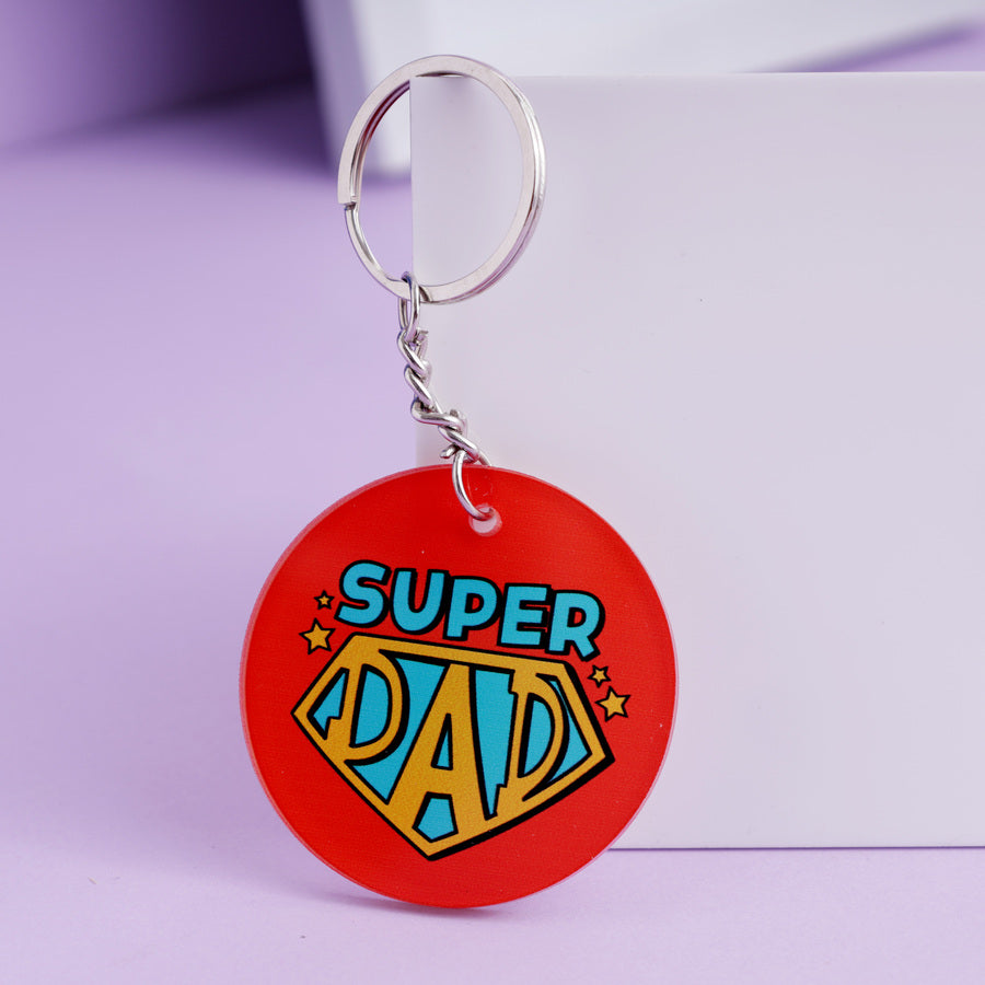 Super Dad Keychain