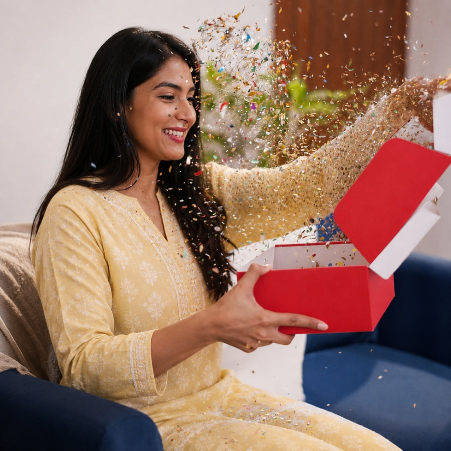 Glitter Hamper for Sister