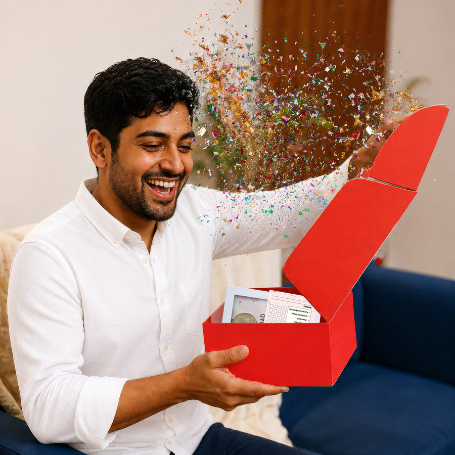 Glitter Hamper for New Dads