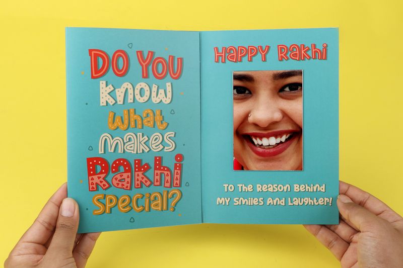 Rakhi Mirror Card