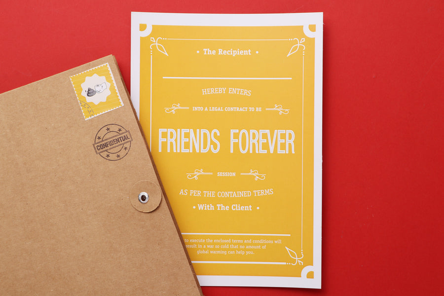 Friendship Contract | Best Friendship Day, Just like that Gifts Online ...