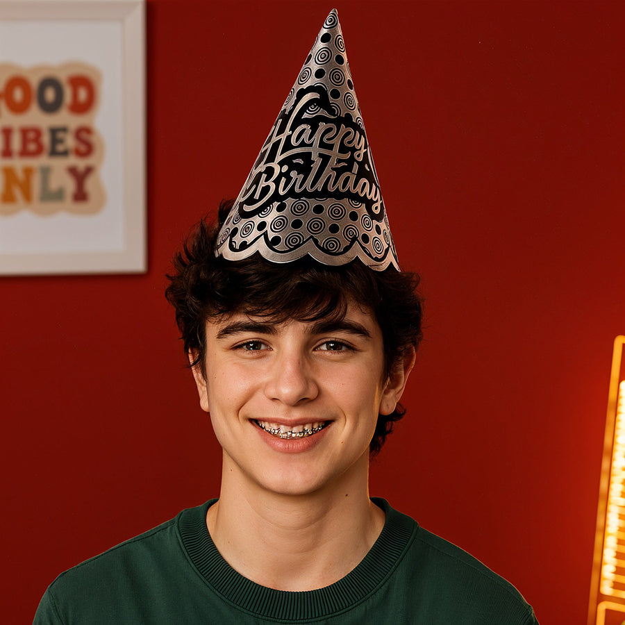 Metallic Party Caps Online | Birthday & Celebration Hats – OyeHappy ...