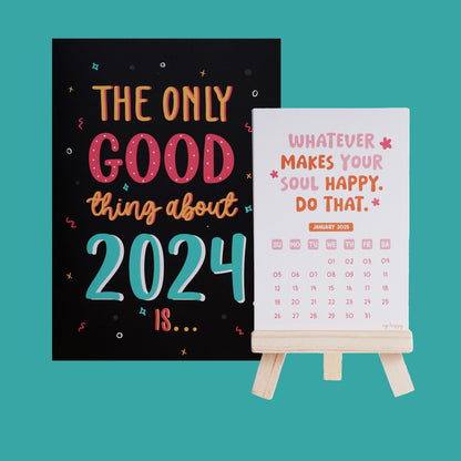Positive Vibes Calendar Combo