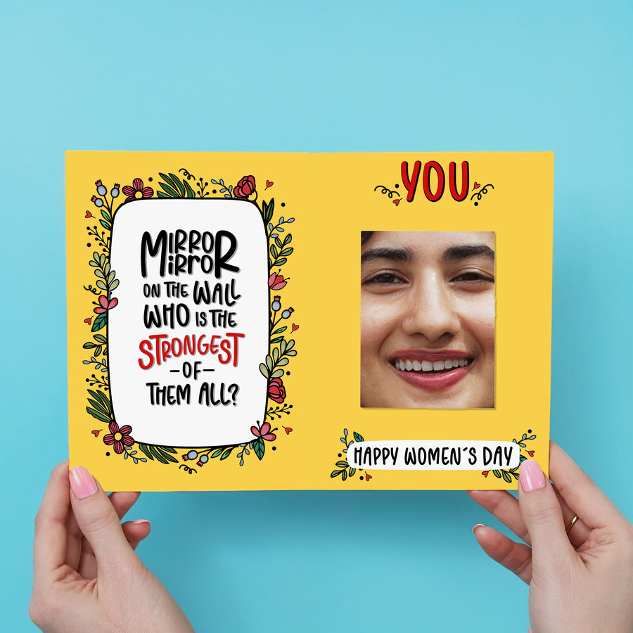 Women's Day Mirror Card - Set of 20