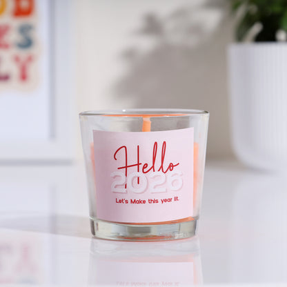 Hello 2026 Candle
