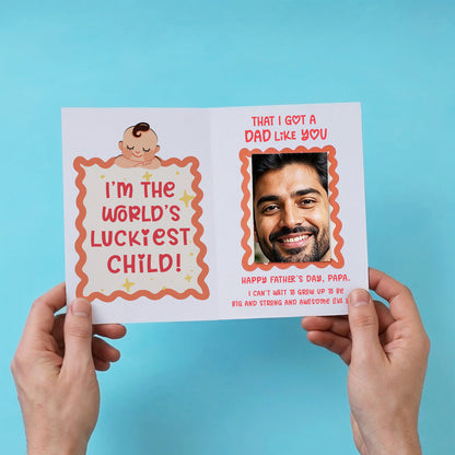 Magic Mirror card for New Dad