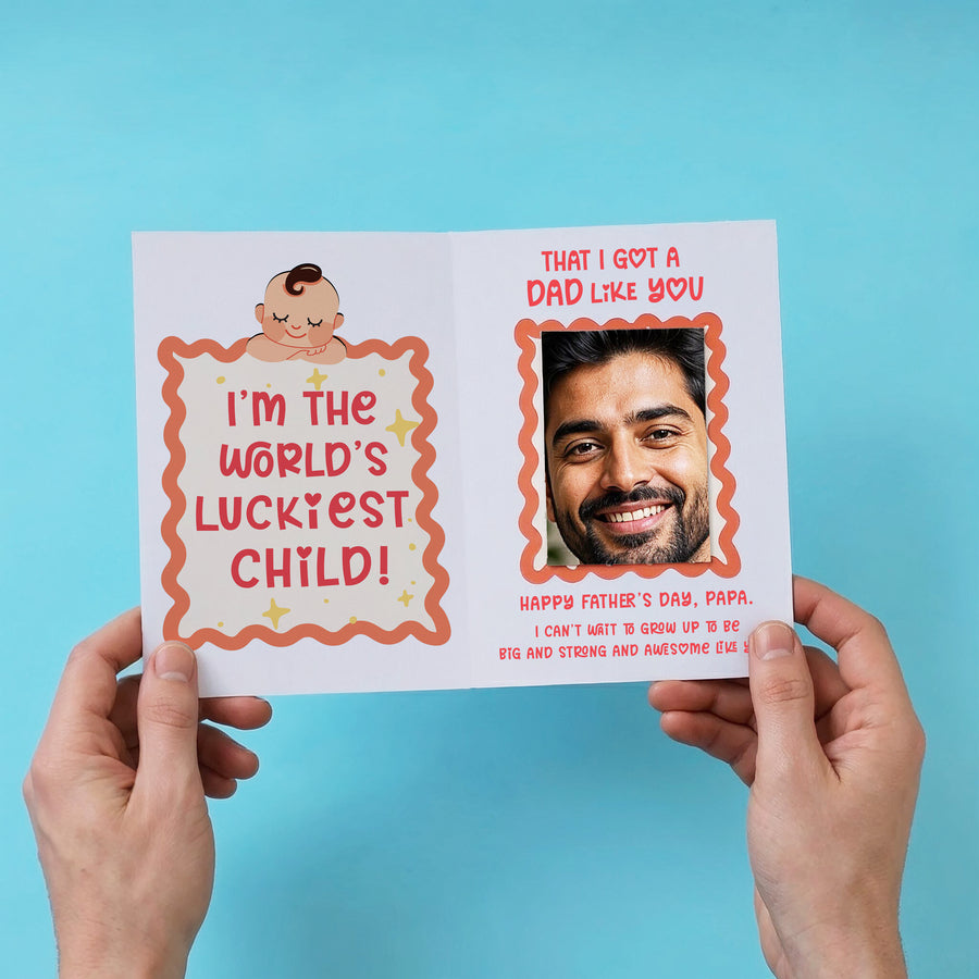 Magic Mirror card for New Dad