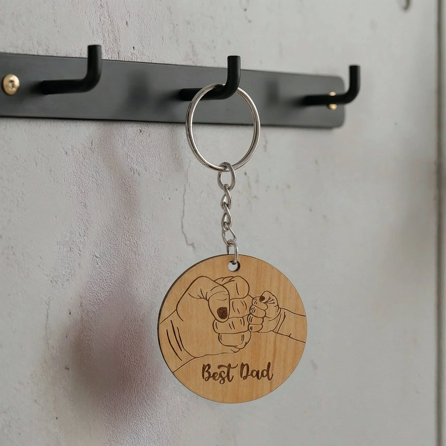 Best Dad Keychain