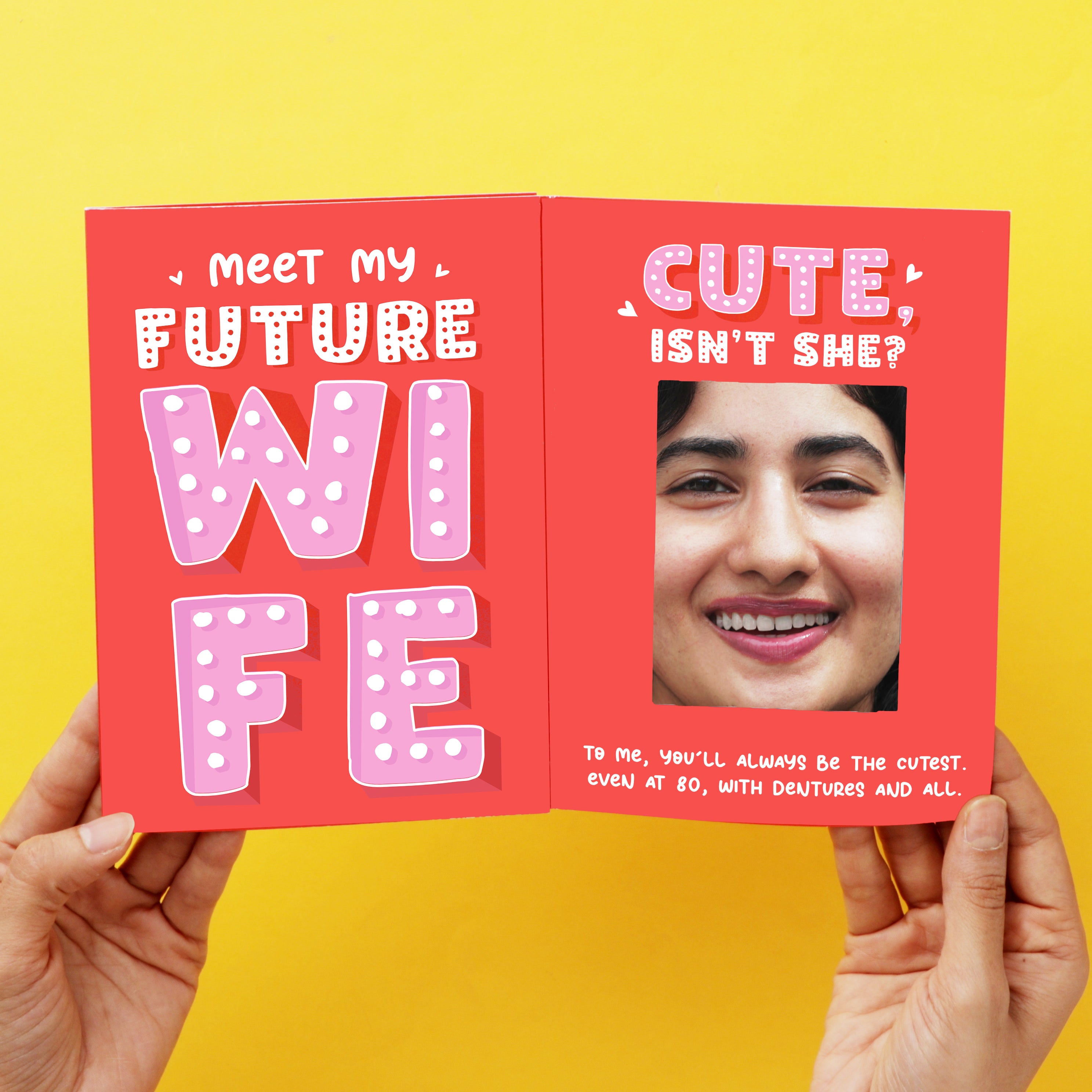 Future Wife Mirror Card