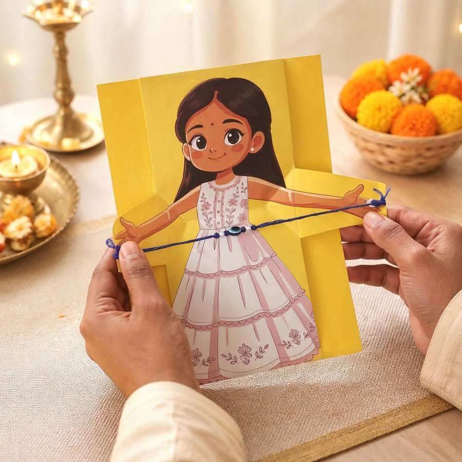 Hug Card Rakhi