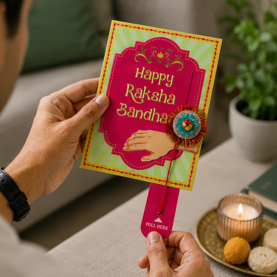 Rakhi Sliding Card