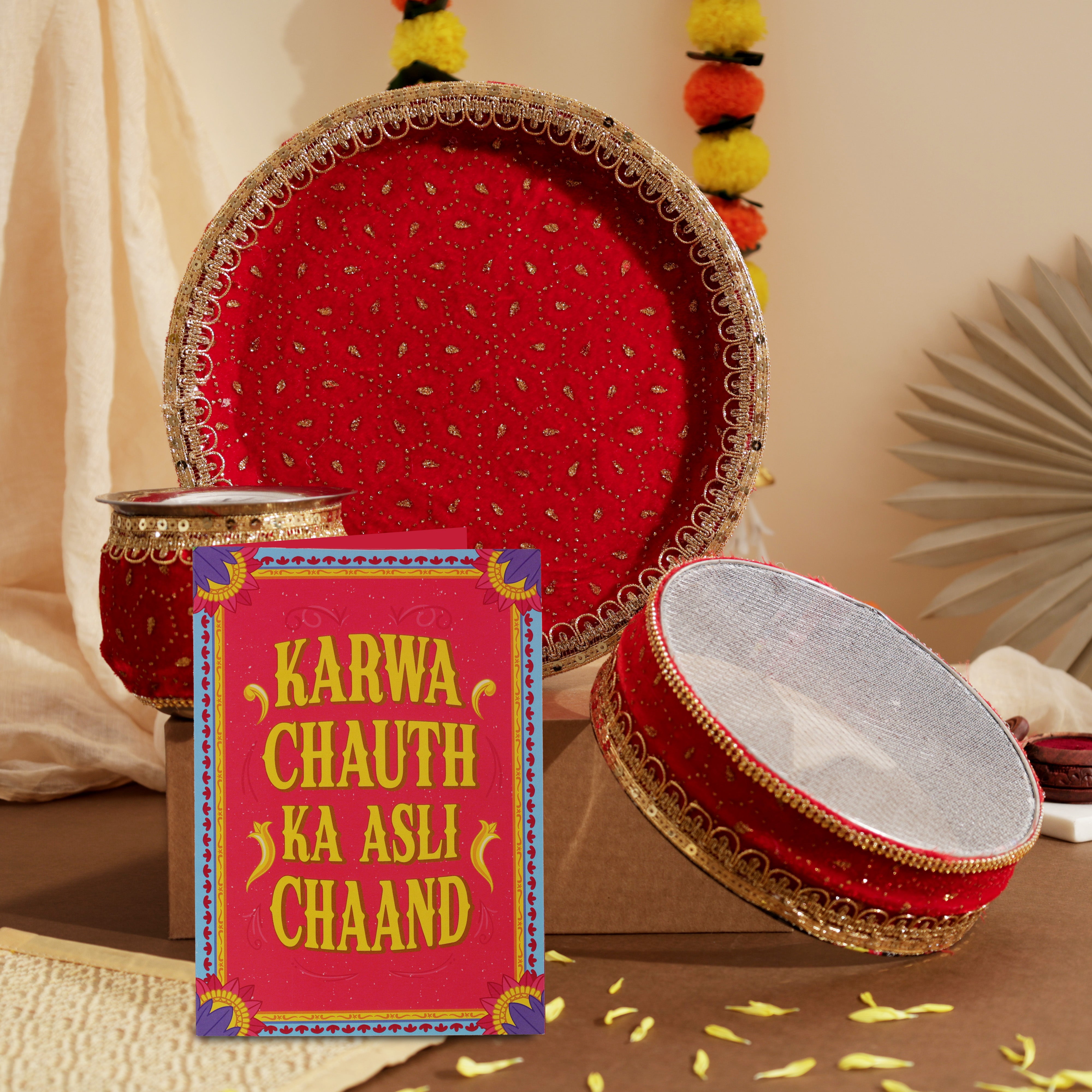 Thali & Mirror Card Combo