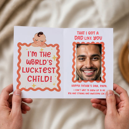 Magic Mirror card for New Dad