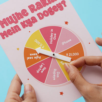 Rakhi ka Gift Spinwheel Card