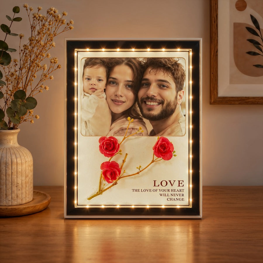 Eternal Rose LED Frame