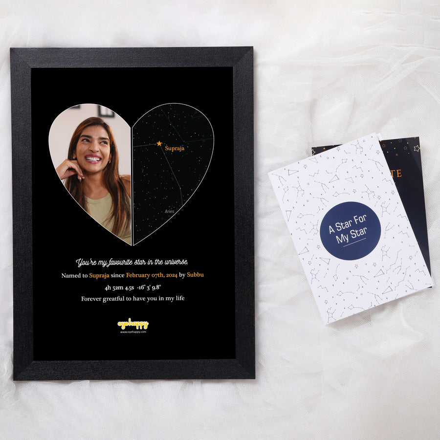 Star - Custom Photo Edition (A4 without Acrylic Glass)