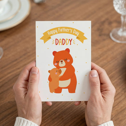 Father's Day Teddy Bear Card