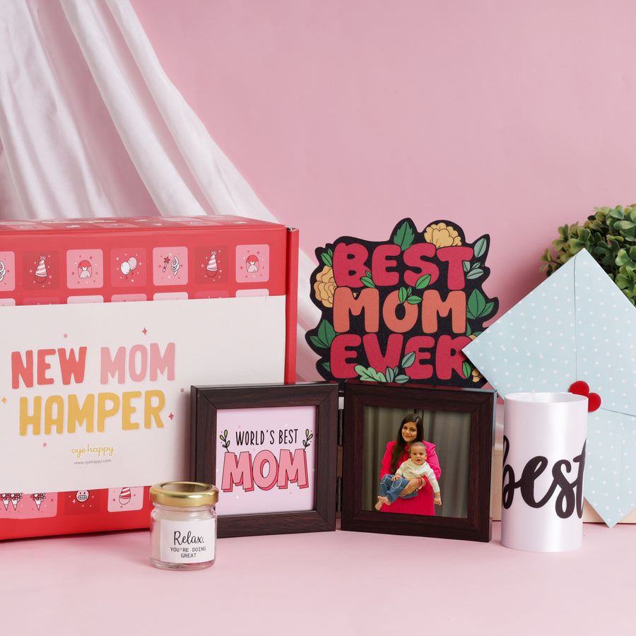 Glitter Hamper for New Moms