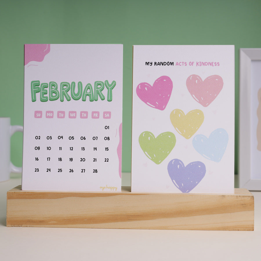 Interactive Wellness Calendar