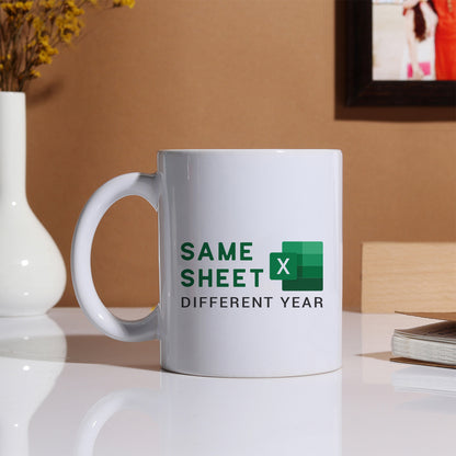 Excel Sheet Mug