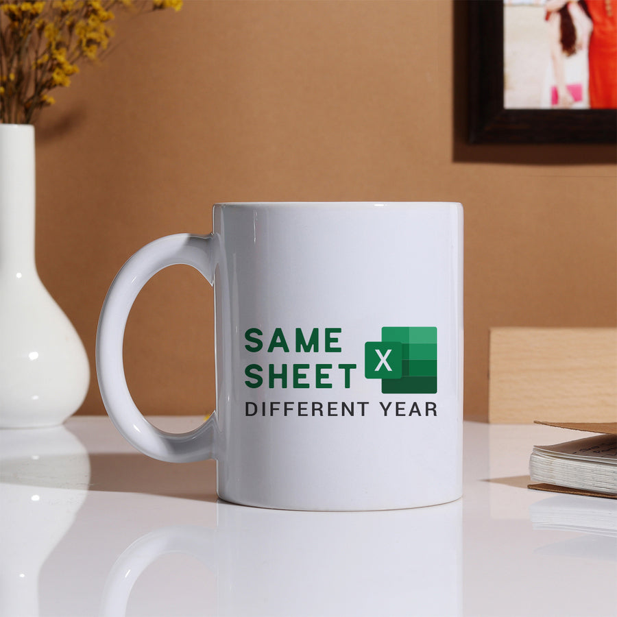 Excel Sheet Mug
