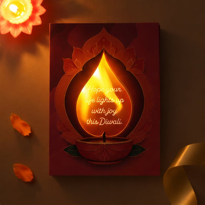 Diya Lighting Card
