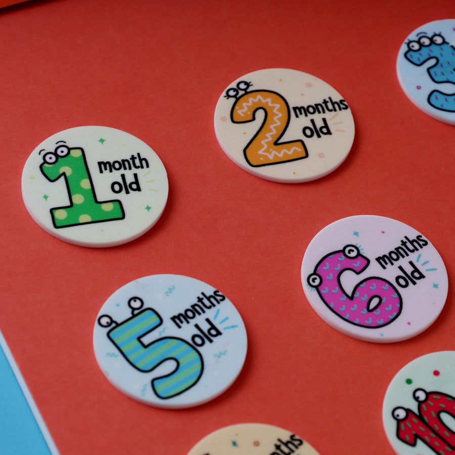 Baby Month Badges