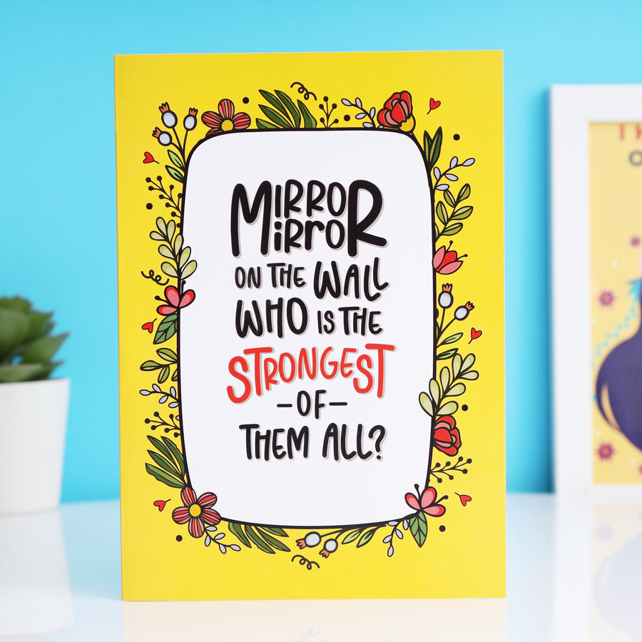Women's Day Mirror Card - Set of 20