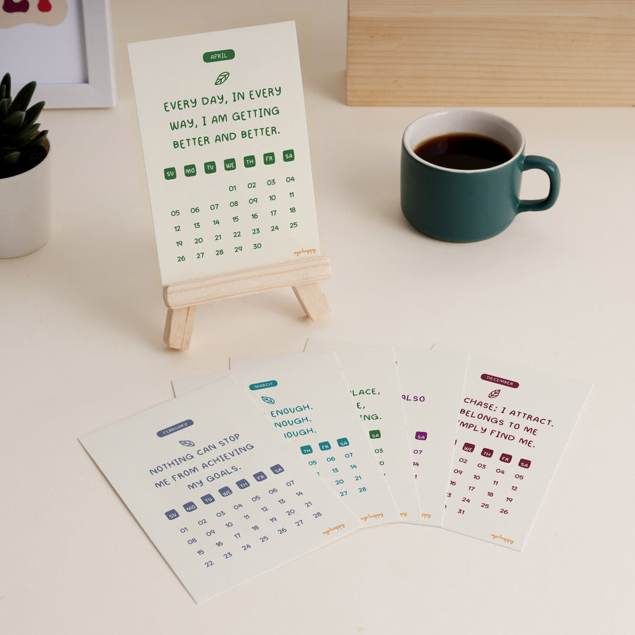 Affirmation Calendar - Set of 3