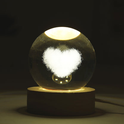 Heart Globe Lamp