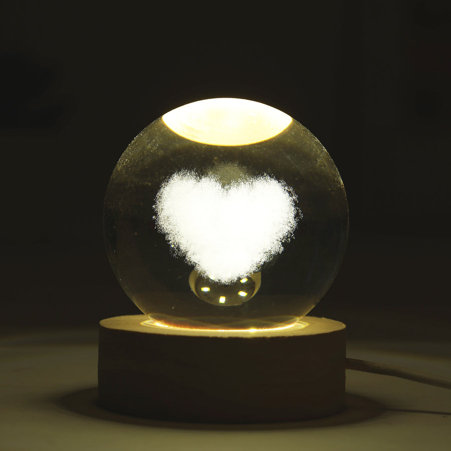 Heart Globe Lamp
