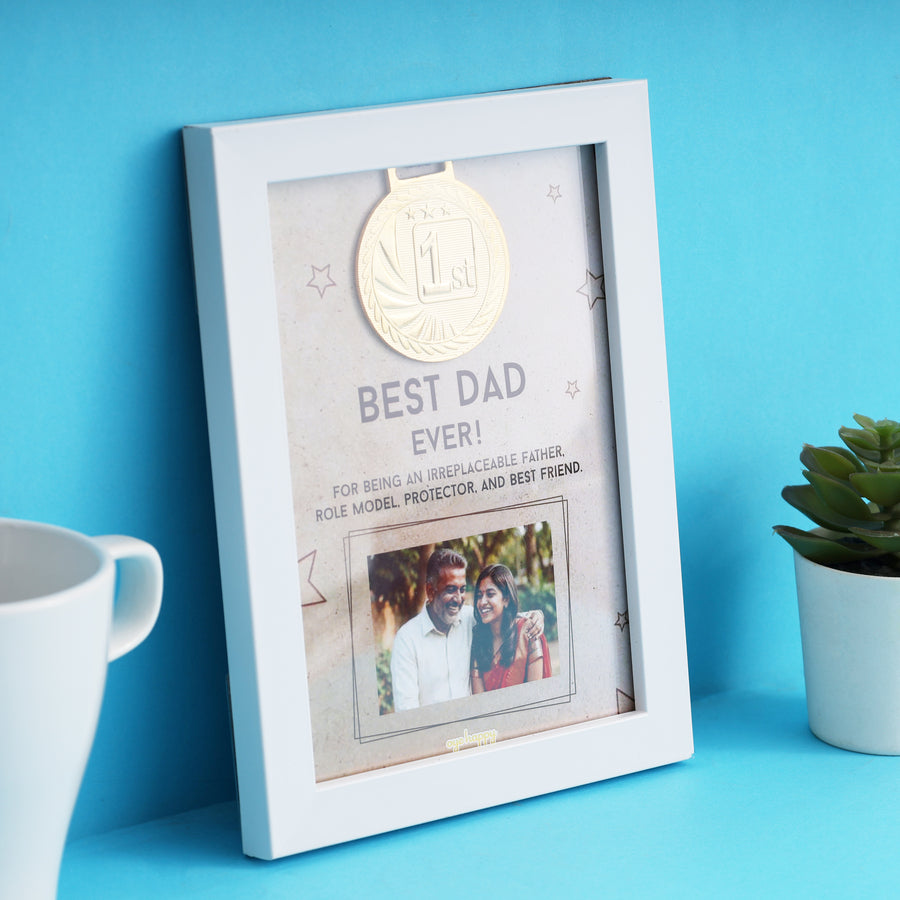 Best Dad Custom Medal Frame