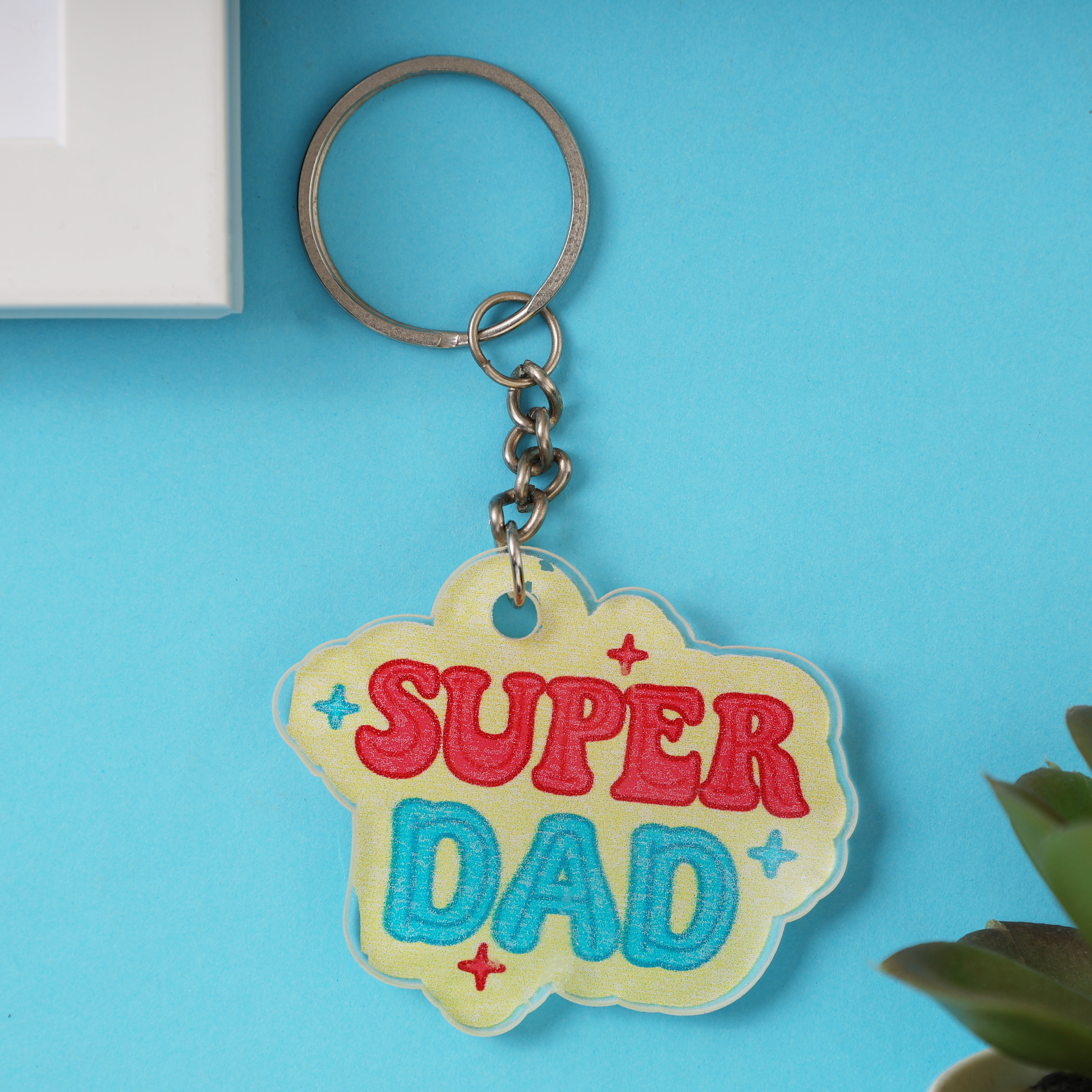 Super Dad Keychain