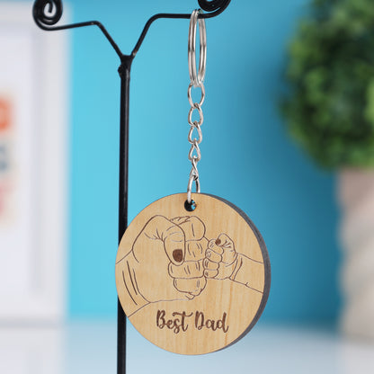 Best Dad Keychain