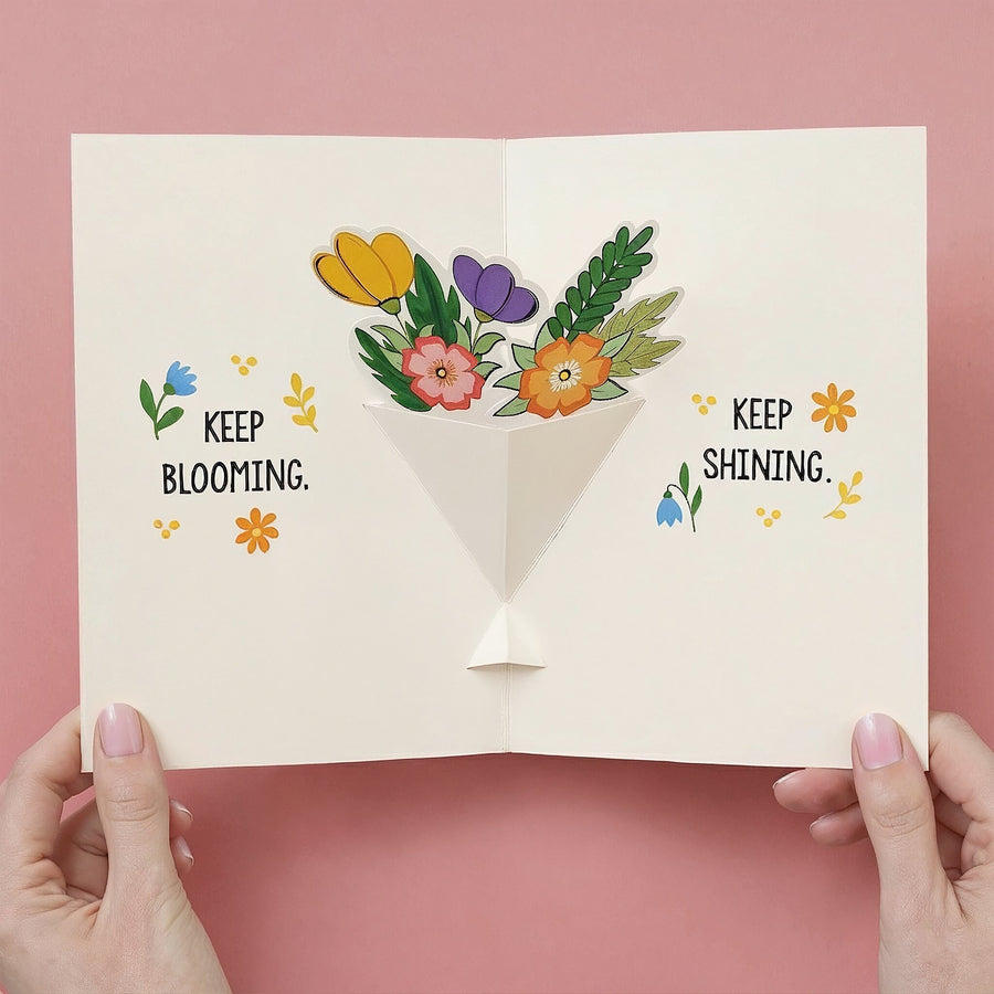 Popup Bouquet Card for Mom