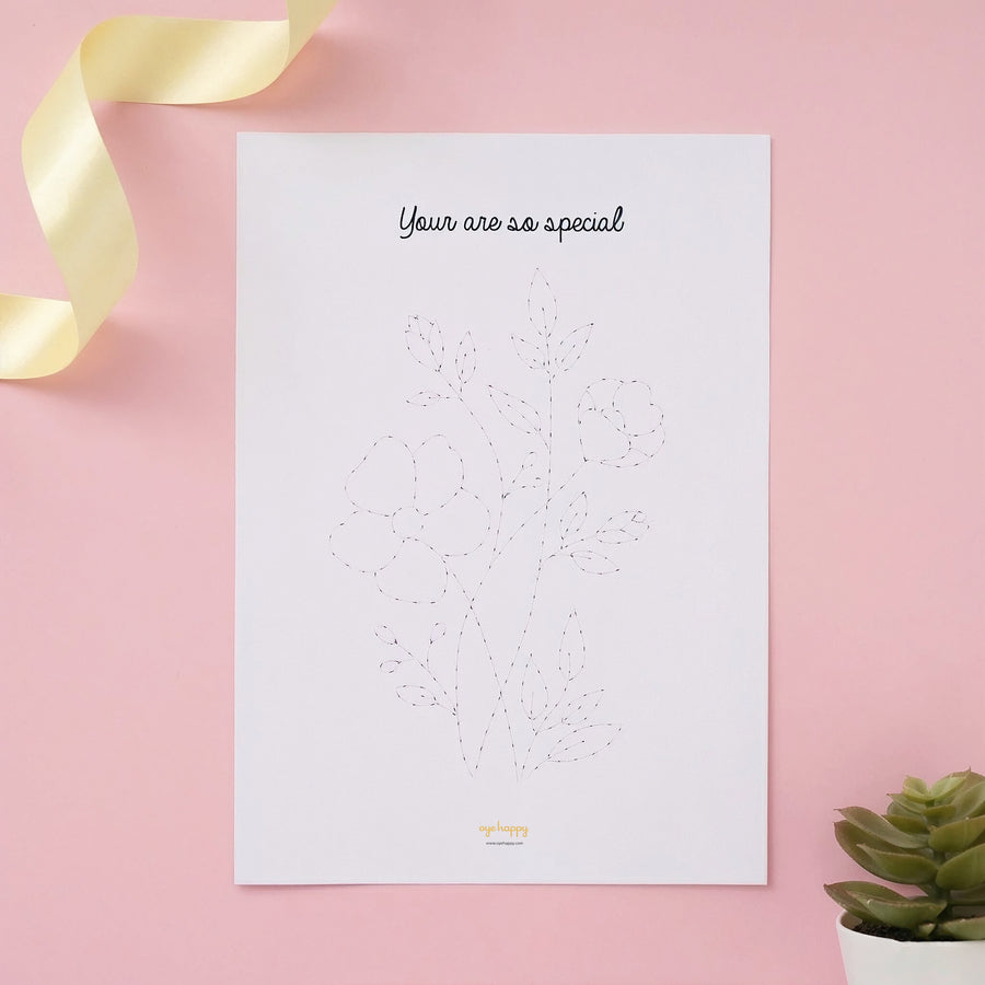 DIY Embroidery Card