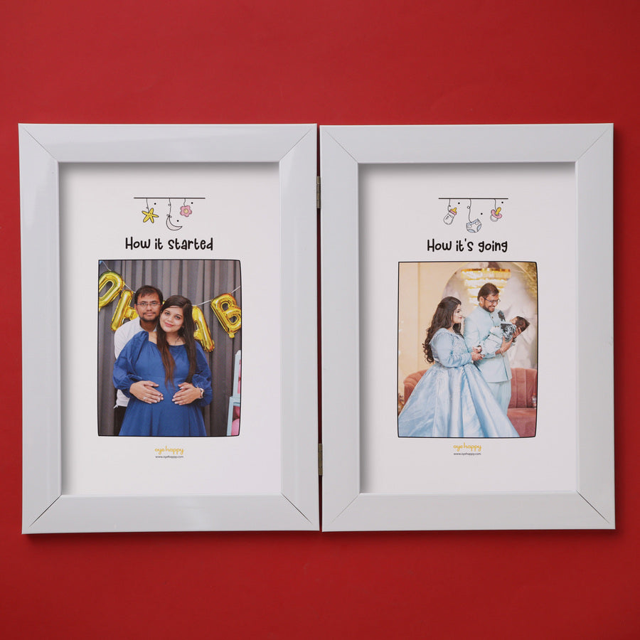 Then and Now Window Frame