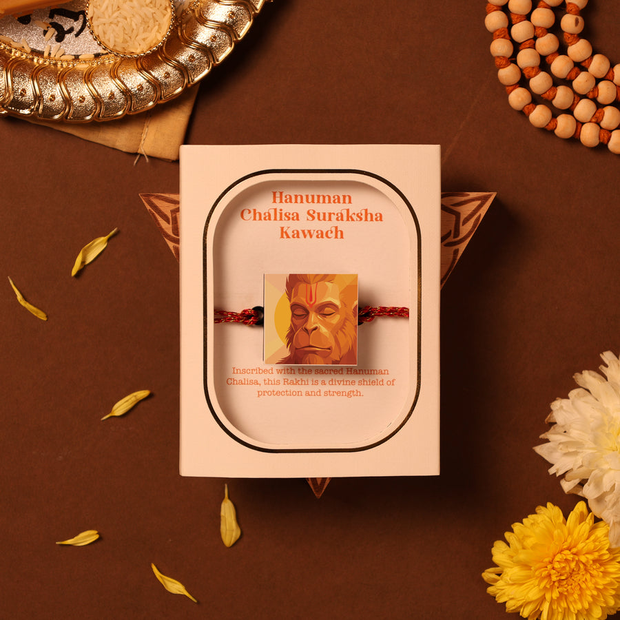Hanuman Chalisa Rakhi - Set of 5