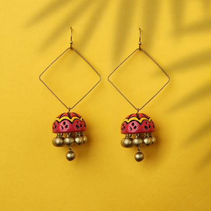 Terracotta Red Jhumka