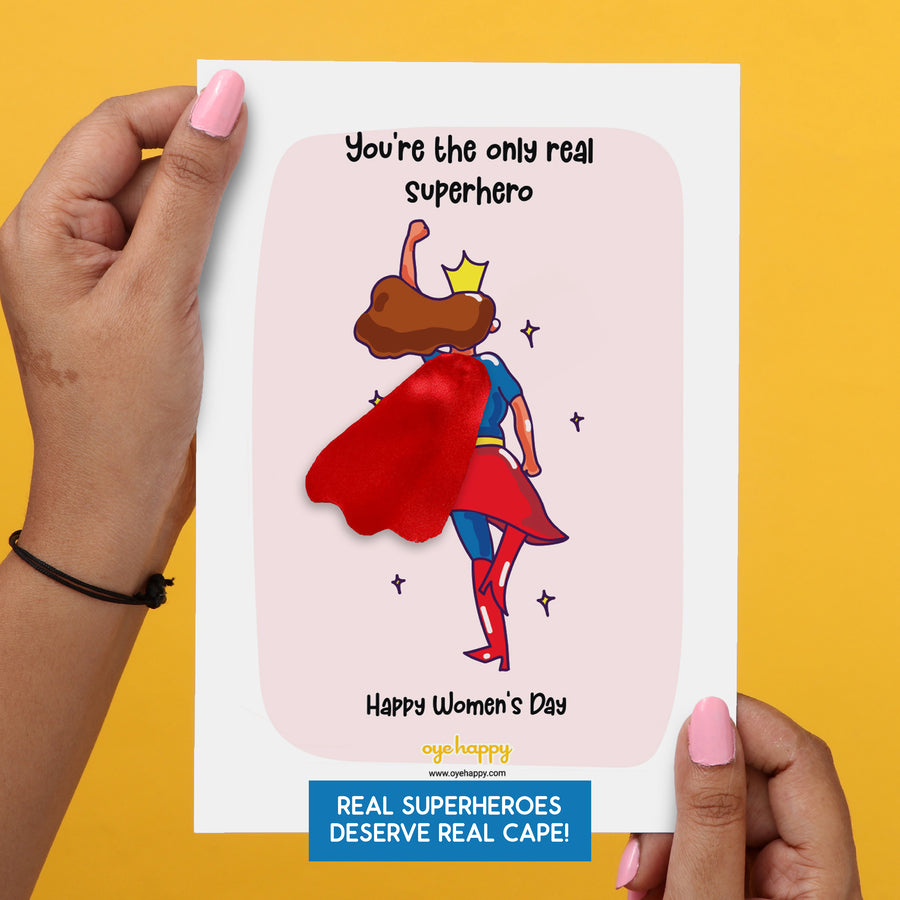 Women's Day Cape Card -Set of 2