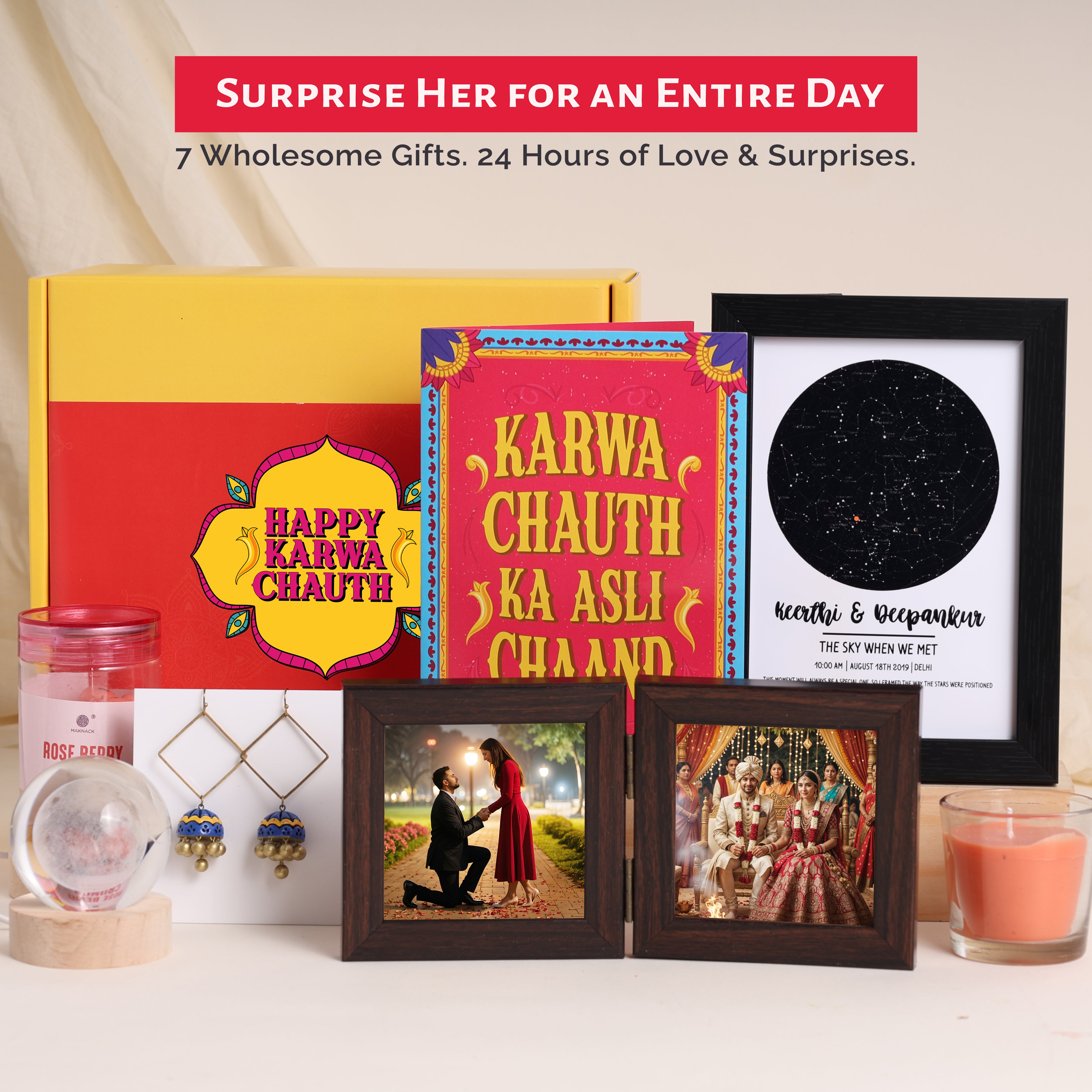 24-Hour Karwa Chauth Glitter Hamper