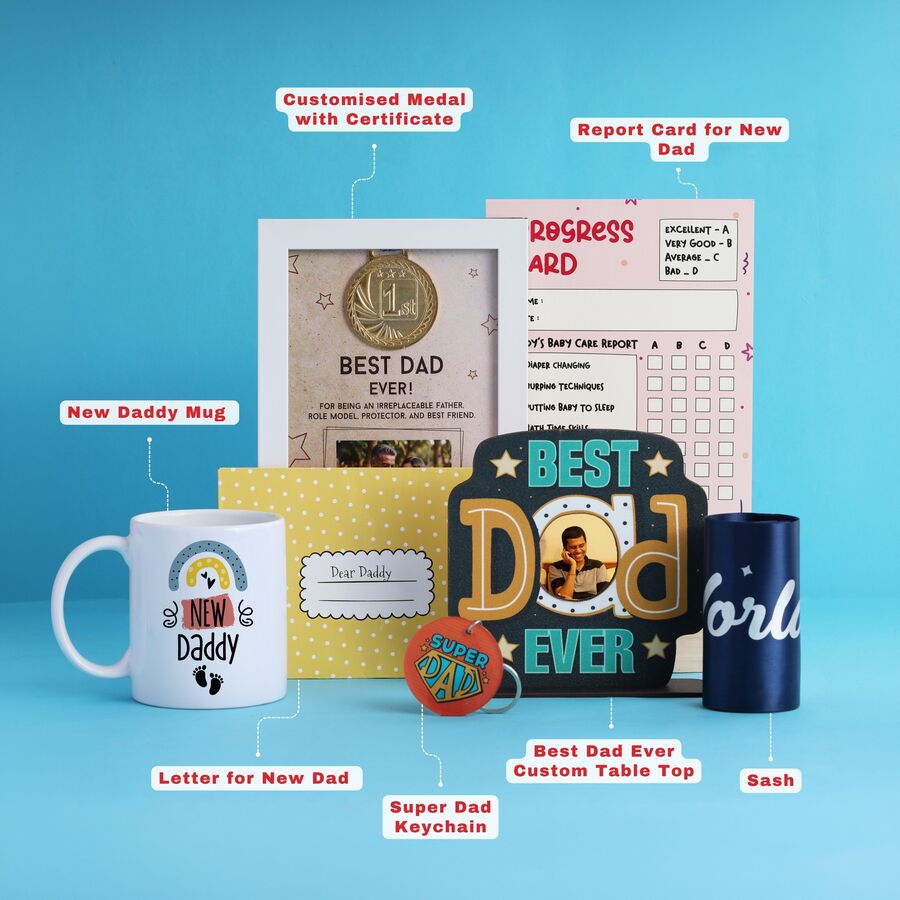 Glitter Hamper for New Dads