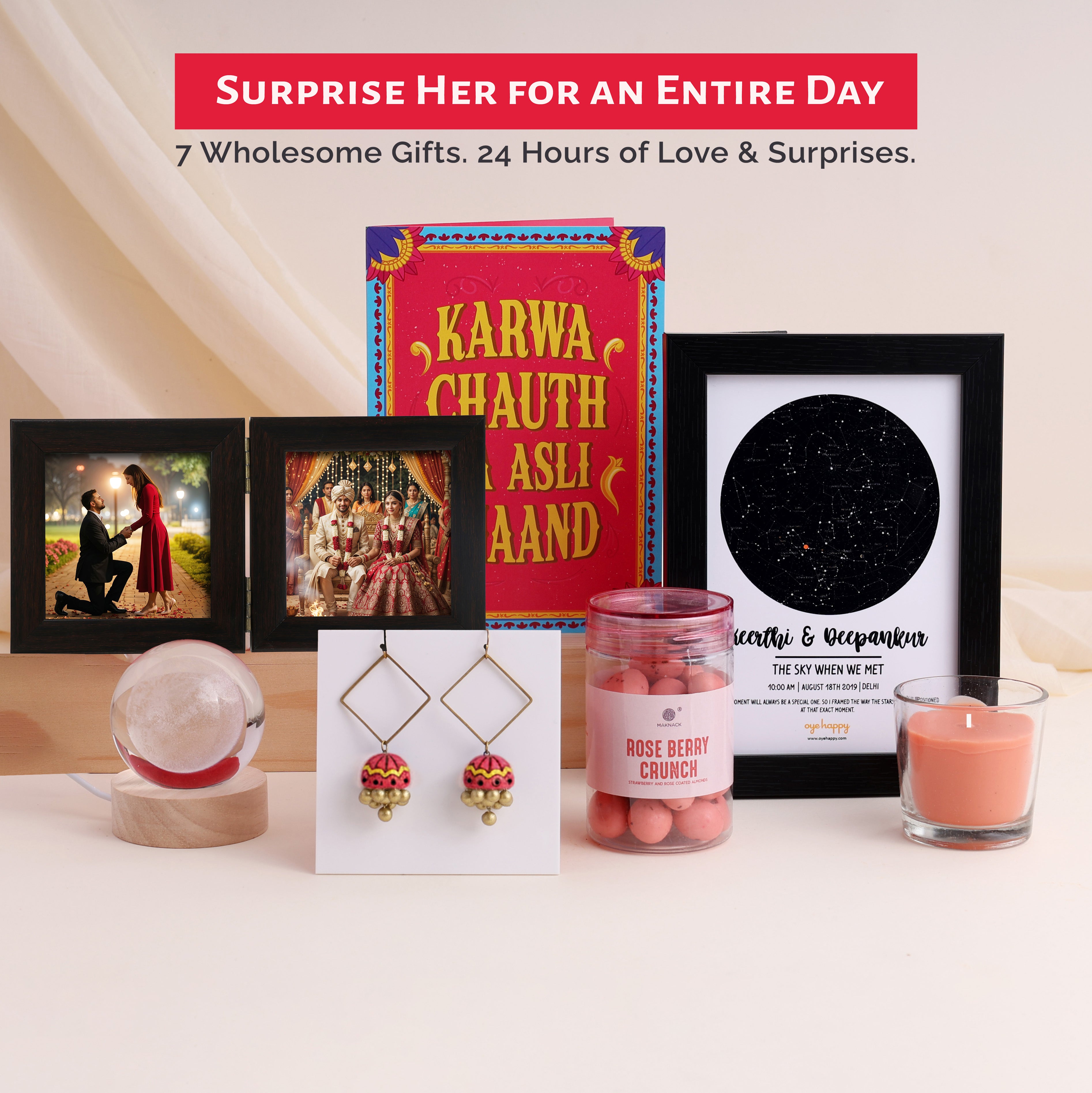 Happy First Karwa Chauth Glitter Hamper