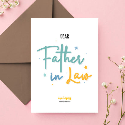 Father-in-law mug & Card Combo