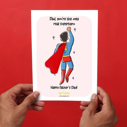 Superdad Cape Card - Father's Day Edition