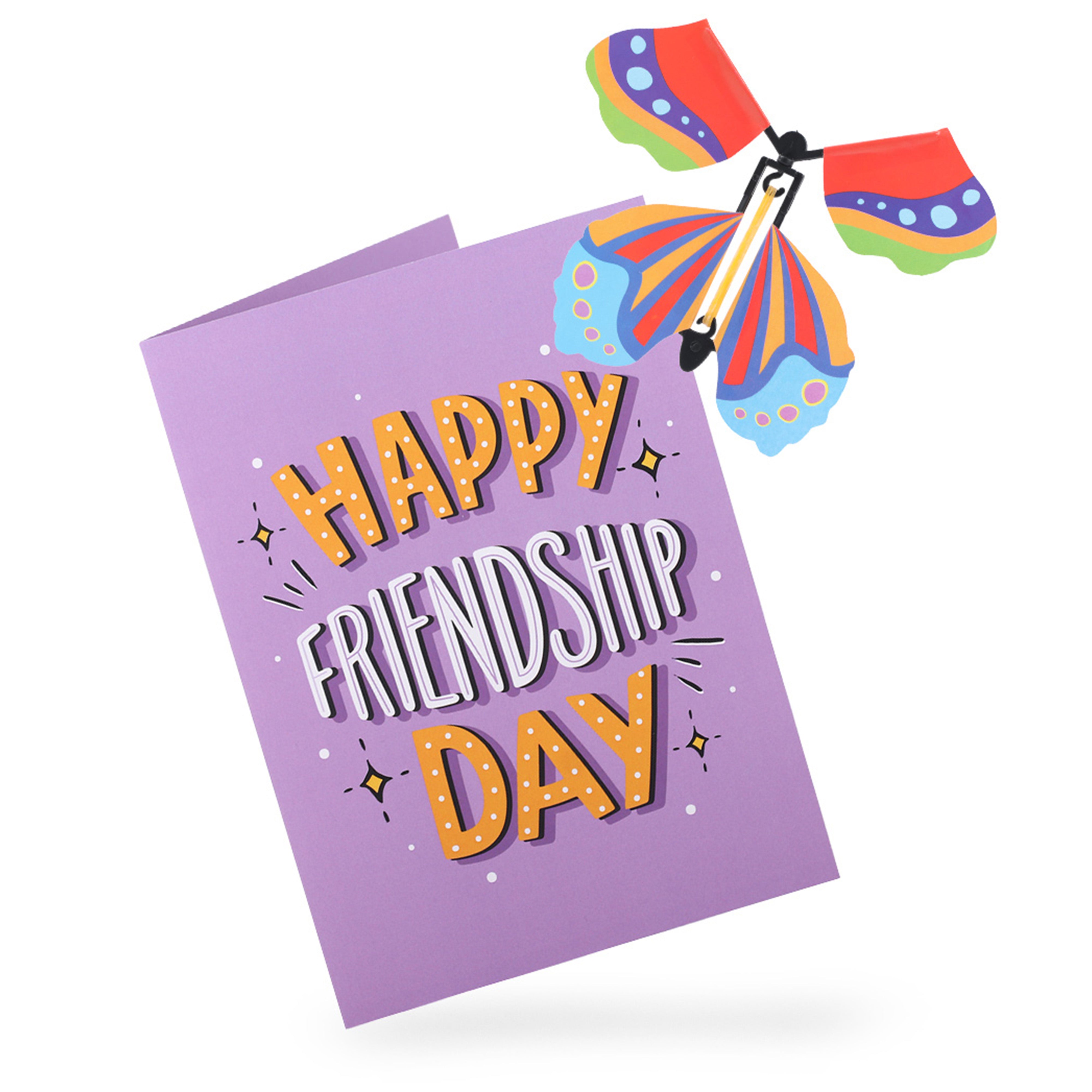 Friendship Day Butterfly Card