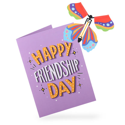 Friendship Day Butterfly Card