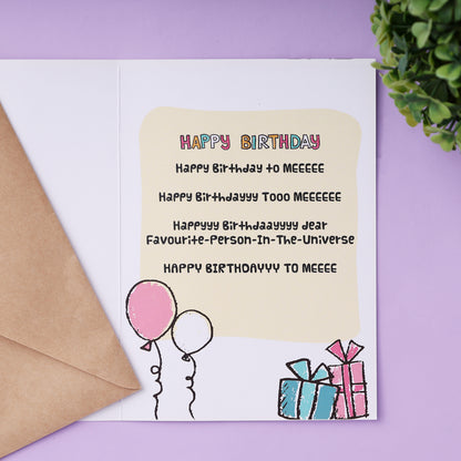 Birthday Countdown Card