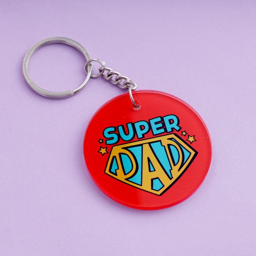 Super Dad Keychain